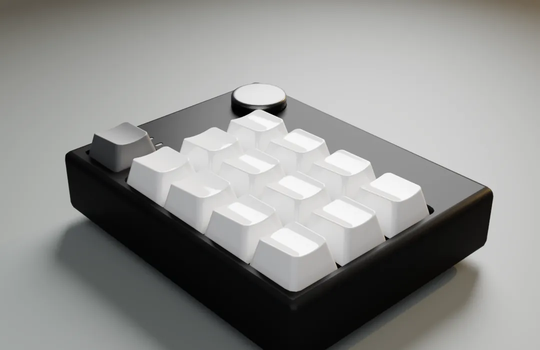 Custom Wireless Hall Effect (HE) & Digital Macropad mimari şeması ve kart görünümü